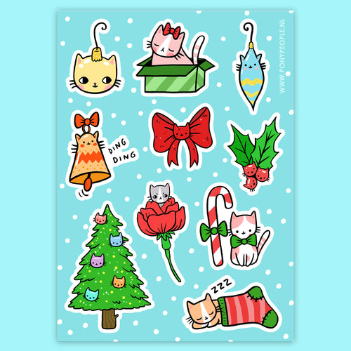 Jolly Kittens Sticker Set